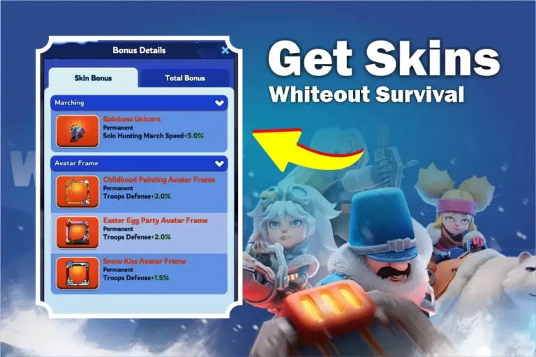 How to Get Skins in Whiteout Survival