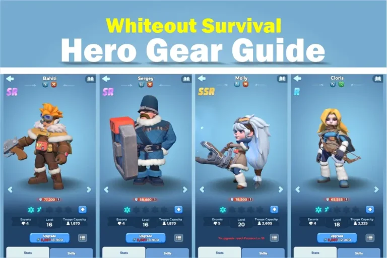 Whiteout Survival Hero Gear Guide
