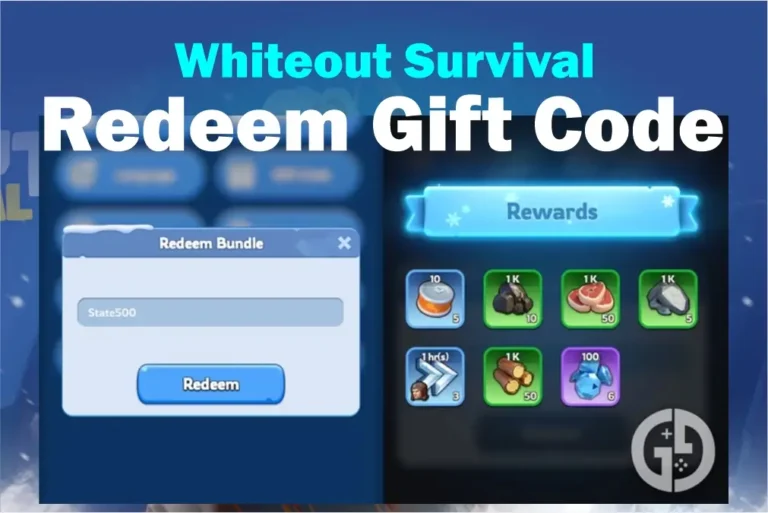 Whiteout survival redeem gift code for android & iOS 