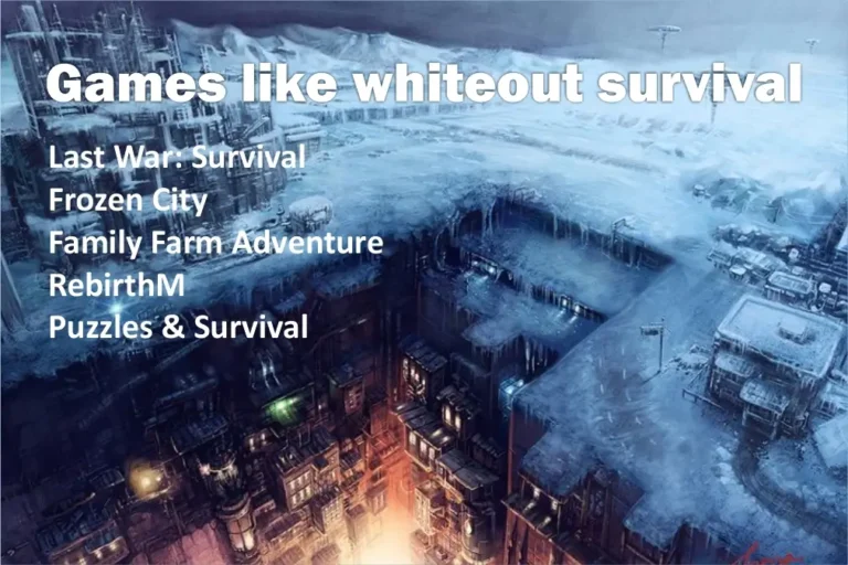 Games like whiteout survival apk