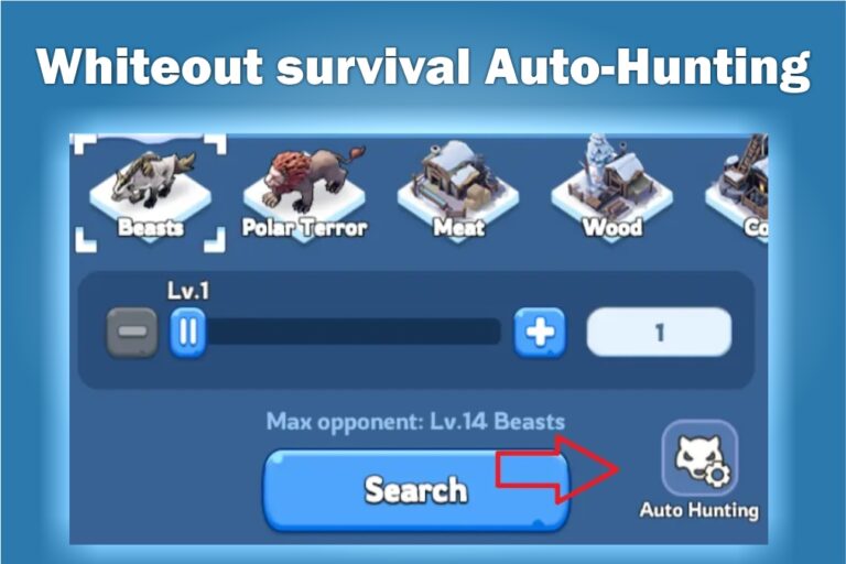 auto hunting whiteout survival