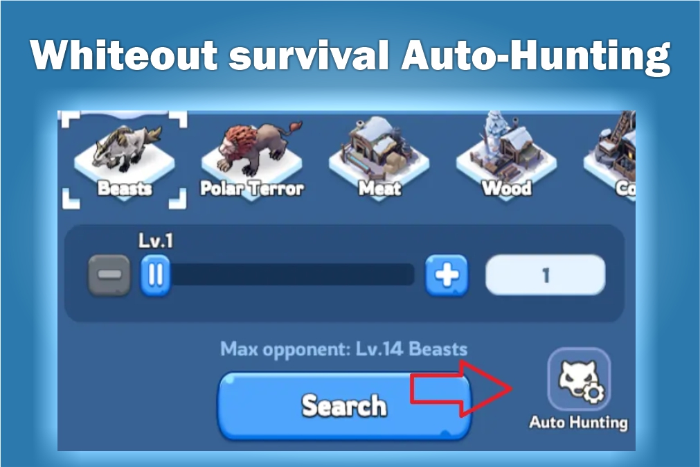 auto hunting whiteout survival